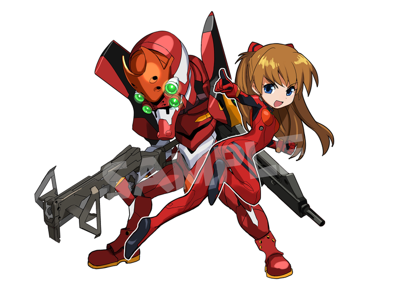 Illustration for article titled Hearts Melt When Evangelion Meets Puzzle & Dragons